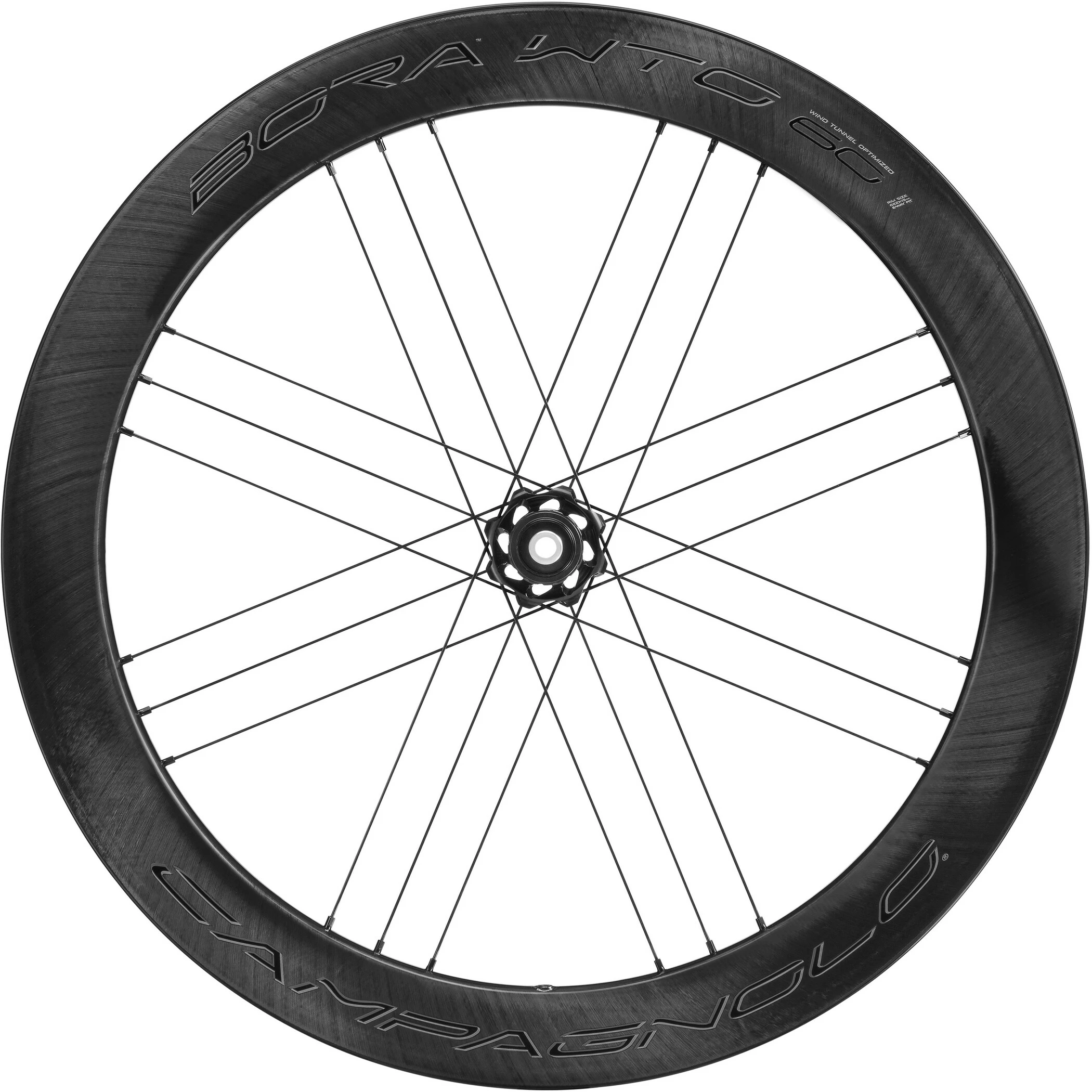 Campagnolo® Campagnolo Bora WTO 60 DB Hjulsæt 28" 12x100/142 Mm Campagnolo Clincher TL Black Label - Billede 2