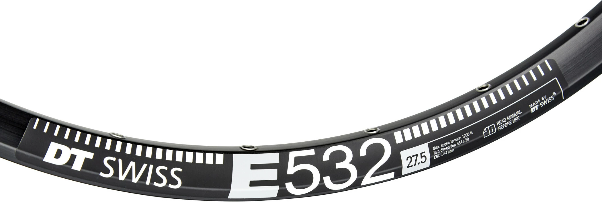 Dt-swiss DT Swiss E 532 Kant 27,5 "skive 30 Mm, Sort - Billede 3