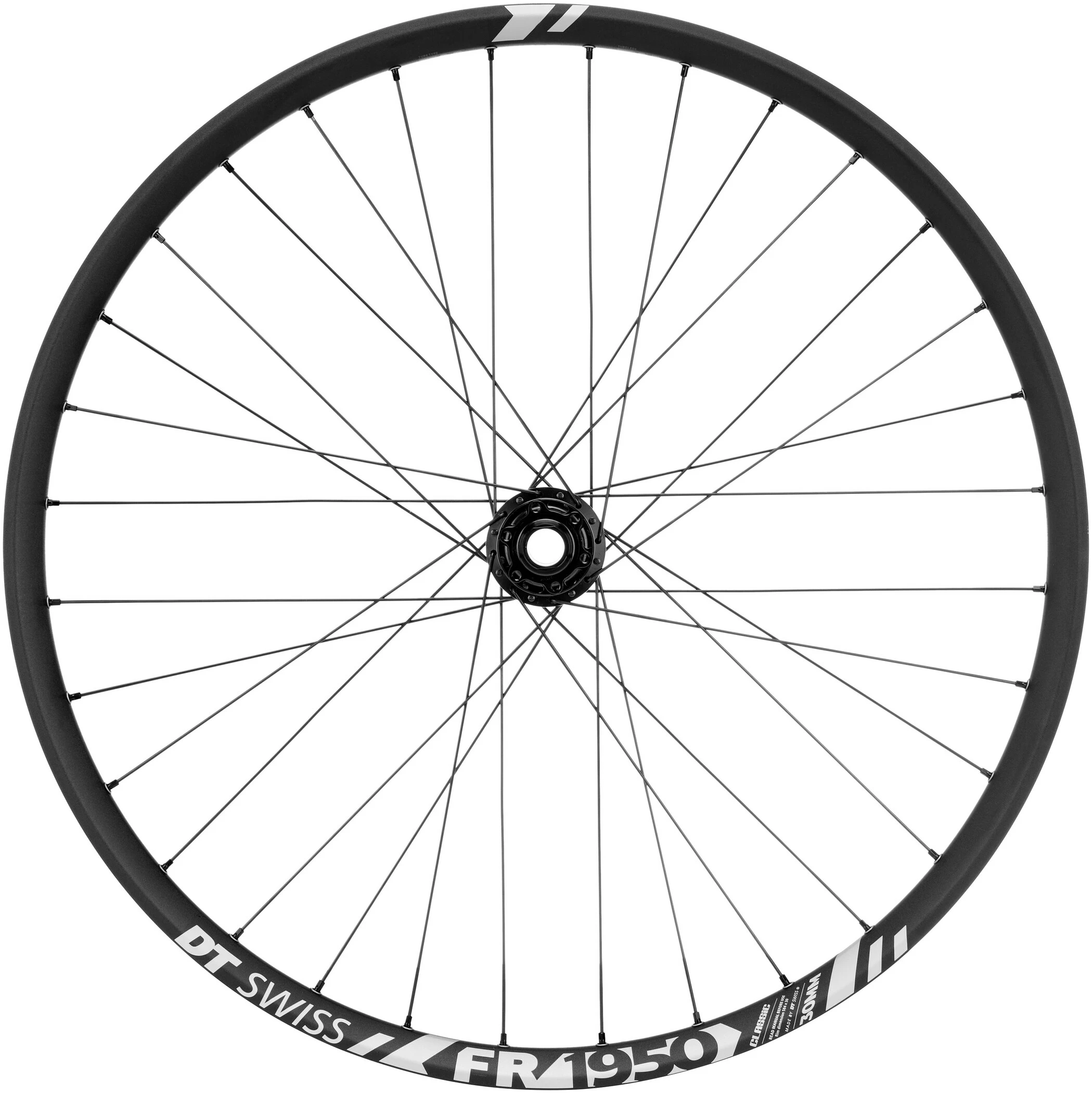 Dt-swiss DT Swiss FR 1950 Classic Forhjul 27.5" Disc 6-Bolt 110/20mm Thru-aksel, Sort