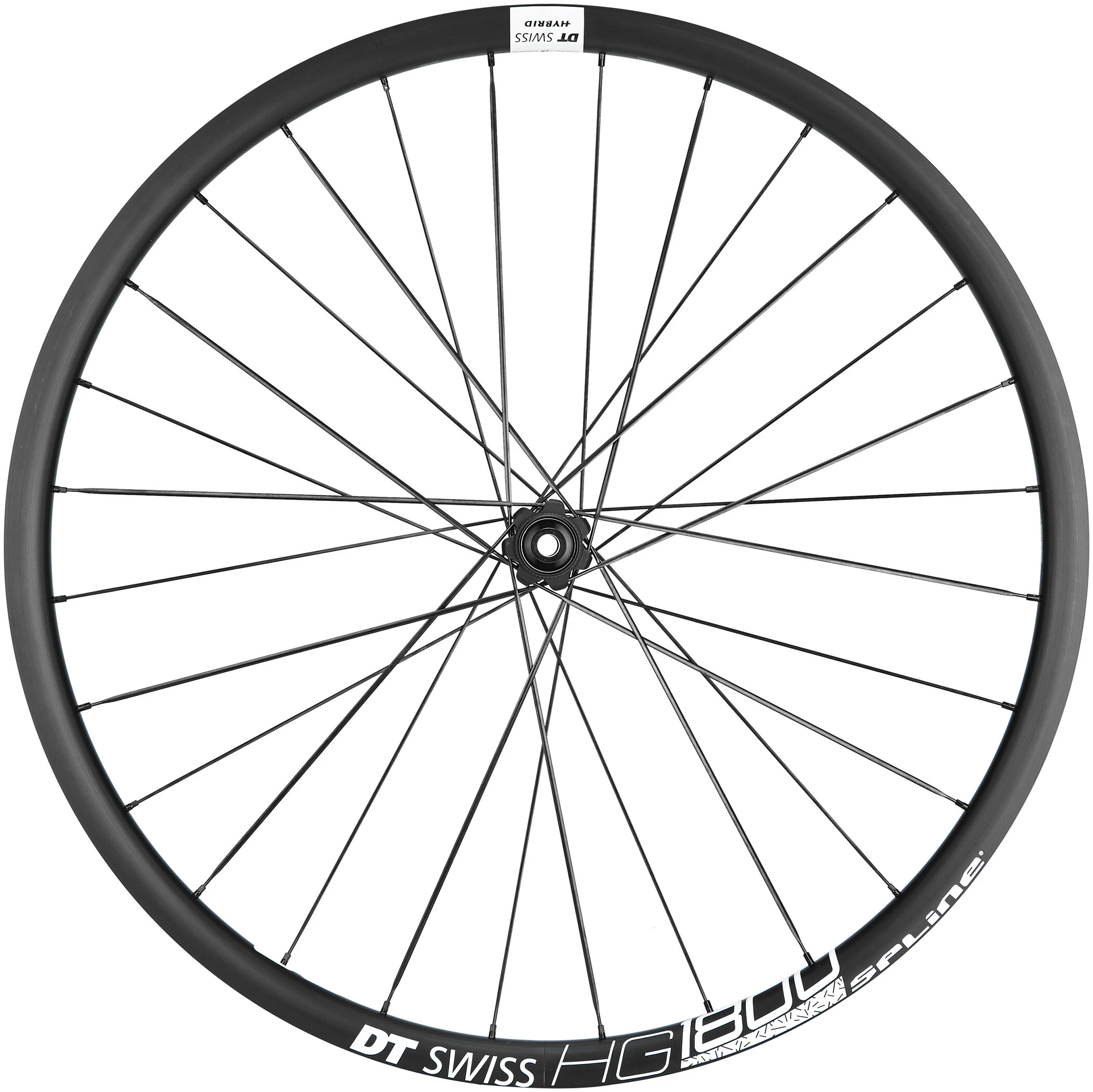 Dt-swiss DT Swiss HG 1800 Spline 25 Forhjul 27.5" Disc CL 110/12mm Thru-aksel Boost, Sort