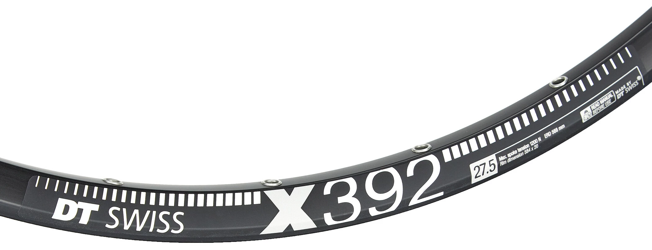 Dt-swiss DT Swiss X 392 Kant 27,5 "skive 20 Mm, Sort - Billede 3