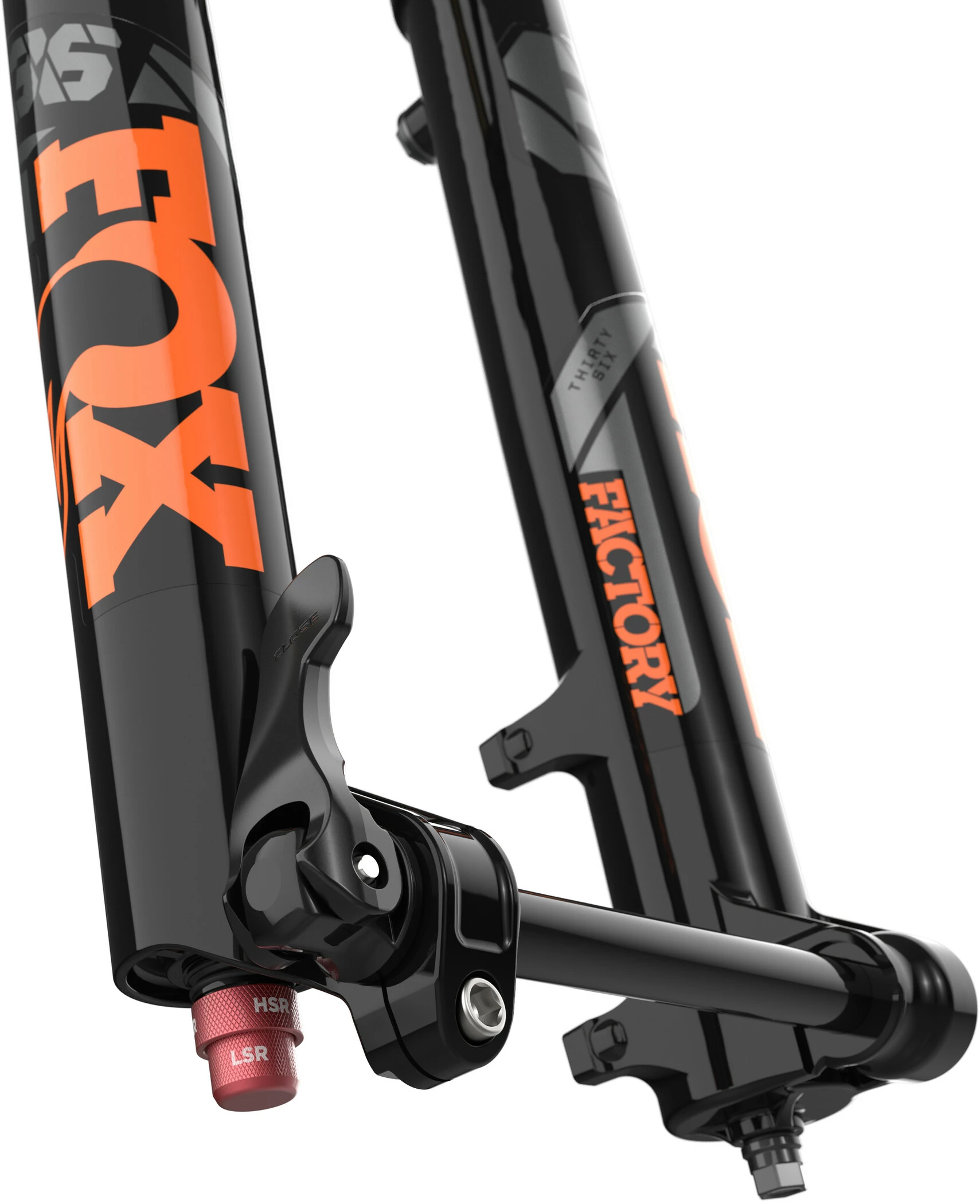 Fox Racing Shox 36 K Float 27.5" F-S 160mm Grip 2 HSC LSC HSR LSR 15x110mm 1,5" T 44mm, Sort/orange - Billede 7