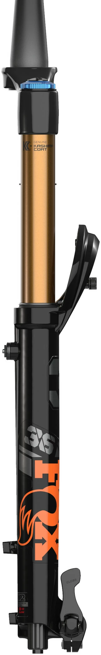 Fox Racing Shox 36 K Float 27.5" F-S E-Optimized 160mm Grip 2 HSC LSC HSR LSR 110 58HT 44mm, Sort/orange - Billede 3