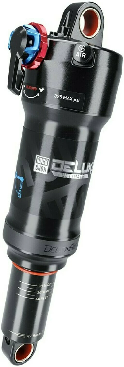 RockShox Deluxe Ultimate RCT Bagstød 380 Lb Lockout Standard / Standard 190x37,5 Mm