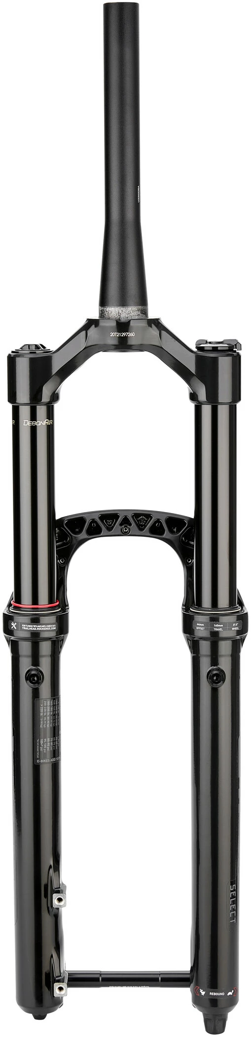 RockShox Lyrik Select Charger RC Affjedringsgaffel 27,5" Boost 160 Mm 44 Mm DebonAir+ Tilspidset, Sort - Billede 3