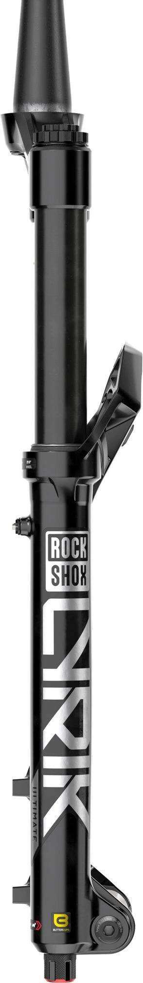 RockShox Lyrik Ultimate Charger 3 RC2 Affjedringsgaffel 27,5" Boost 140 Mm 37 Mm DebonAir+ Tilspidset, Sort - Billede 3