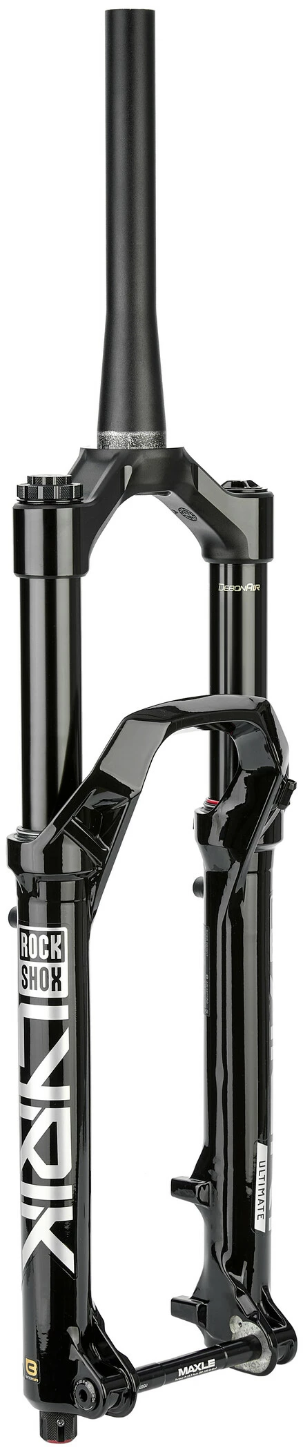 RockShox Lyrik Ultimate Charger 3 RC2 Affjedringsgaffel 27,5" Boost 140 Mm 44 Mm DebonAir+ Tilspidset, Sort - Billede 2