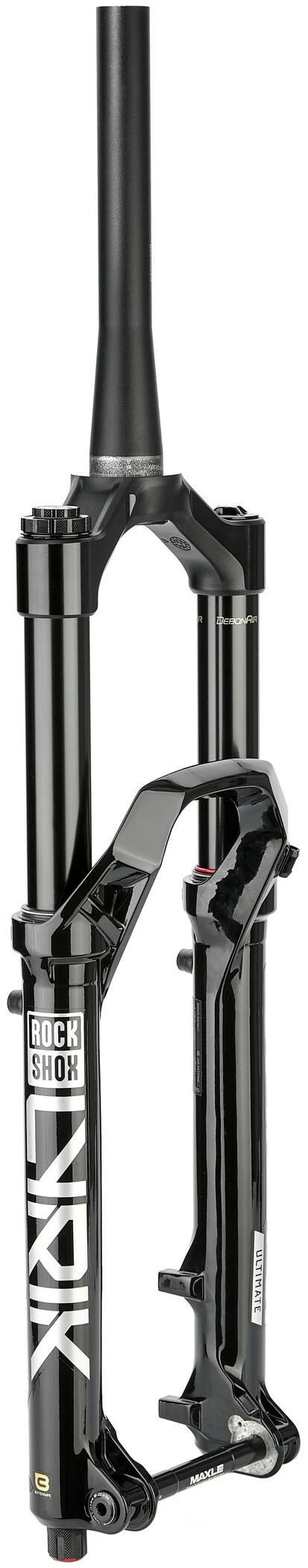 RockShox Lyrik Ultimate Charger 3 RC2 Affjedringsgaffel 27,5" Boost 150 Mm 44 Mm DebonAir+ Tilspidset, Sort - Billede 2