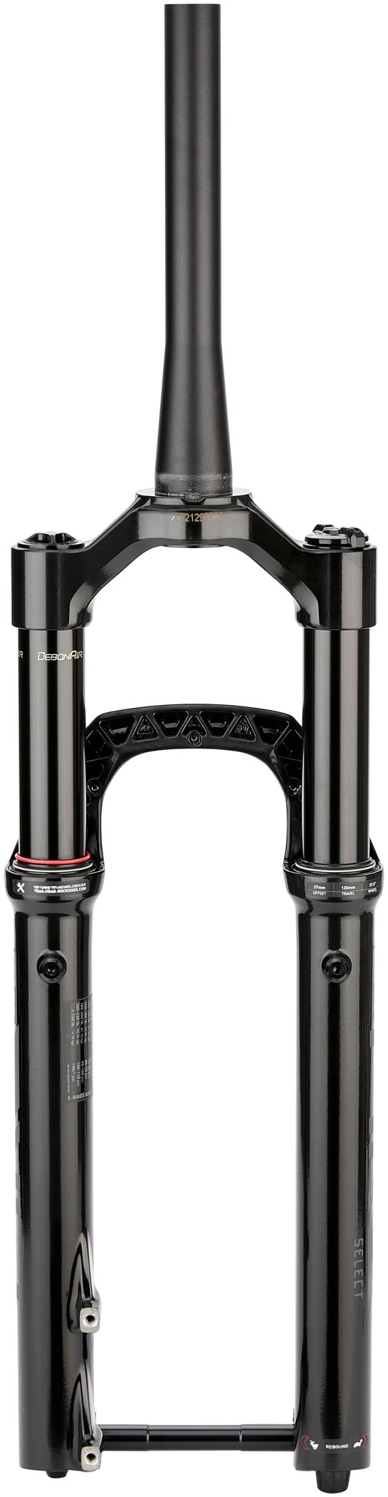 RockShox Pike Select Charger RC Affjedringsgaffel 27,5" Boost 120 Mm 37 Mm DebonAir+, Sort - Billede 3