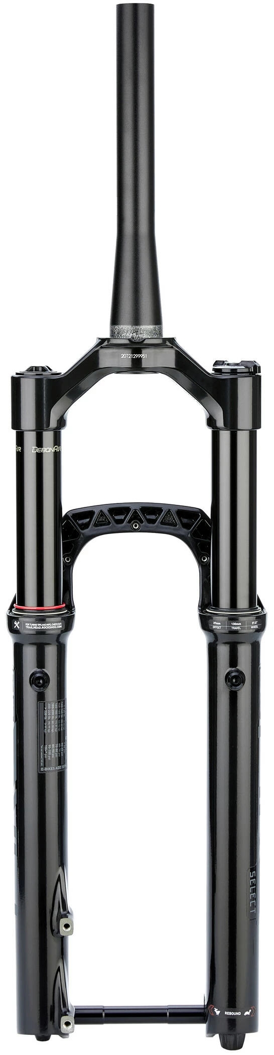 RockShox Pike Select Charger RC Affjedringsgaffel 27,5" Boost 130 Mm 37 Mm DebonAir+, Sort - Billede 3