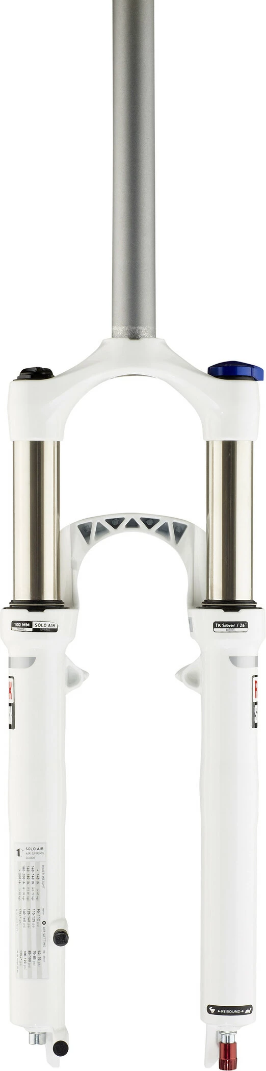 RockShox Recon Silver TK SA Fjedergaffel 26 "1 1/8" 100mm, Sort - Billede 3