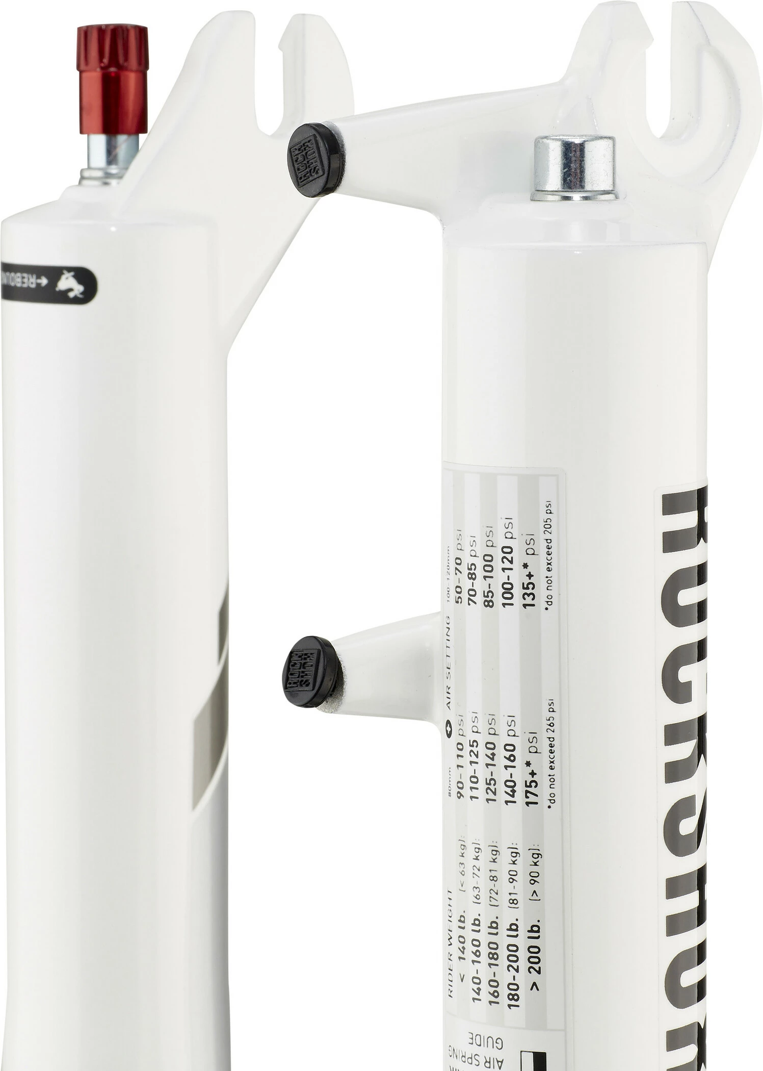 RockShox Recon Silver TK SA Fjedergaffel 26 "1 1/8" 100mm, Sort - Billede 4