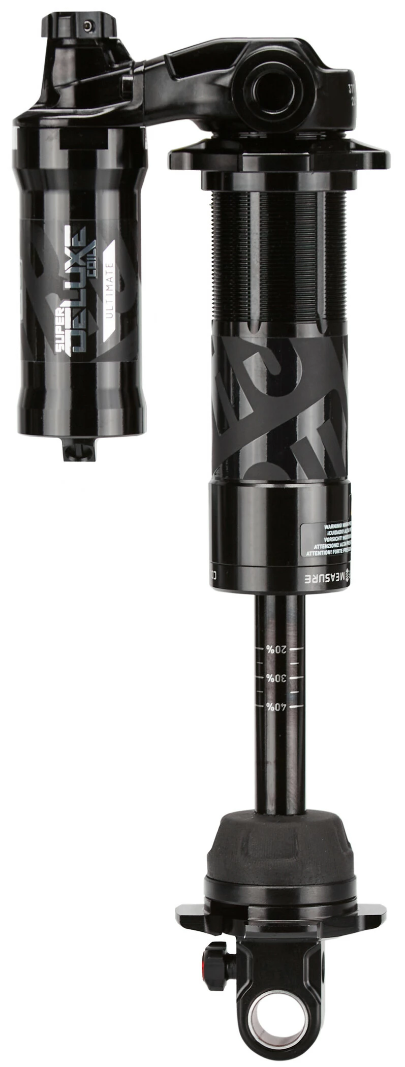 RockShox Super Deluxe Ultimate Coil DH RC Bagstød 225x70 Standard / Trunnion