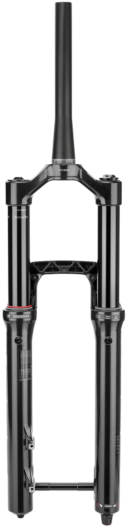 RockShox ZEB Select Charger RC Affjedringsgaffel 27,5" Boost 170 Mm 44 Mm DebonAir+ Tilspidset, Sort - Billede 3