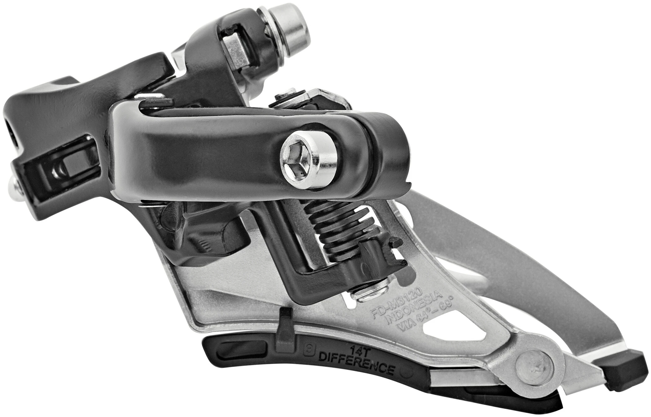 Shimano Alivio FD-M3120 Frontskifter 2x9-speed Sidesvingklemme Foran-pull, Sølv - Billede 2