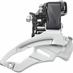 Shimano Altus FD-M2000 Forskifter 3x9-speed Down Swing Klemme Høj, Sølv/sort