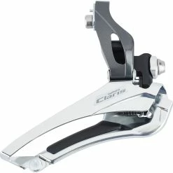 Shimano Claris FD-R2000 Forskifter 2x8-speed Down Swing Lodning, Sølv/grå