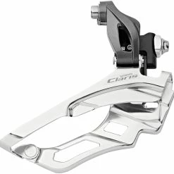 Shimano Claris FD-R2030 Forskifter 3x8-speed Down Swing Lodning, Sølv/grå