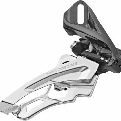 Shimano Deore MTB FD-M6000 Forskifter 3x10-speed Side Swing Direct Mount Høj, Sort/sølv