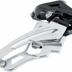 Shimano Deore MTB FD-M6000 Forskifter 3x10-speed Side Swing Høj Klemme, Sort/sølv