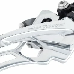 Shimano Deore MTB FD-M6000 Forskifter 3x10-speed Side Swing, Sort/sølv