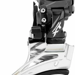 Shimano Deore XT FD-M8025 Forskifter 2x11-speed Forskifter Dual Pull, Sort/sølv