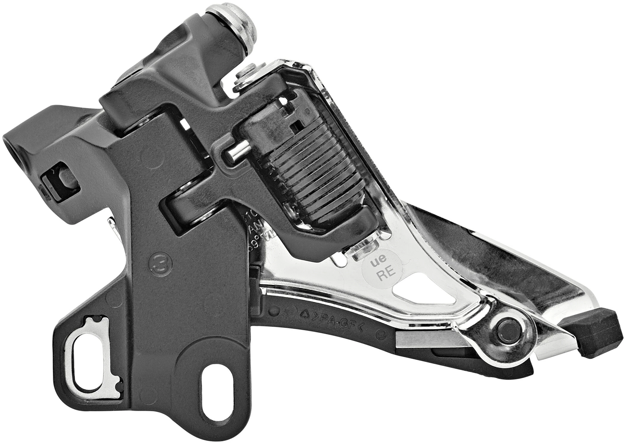 Shimano Deore XT FD-M8100 Forskifter 2x12 Side Swing Low Direct Mount Front-Pull, Sort/sølv - Billede 2