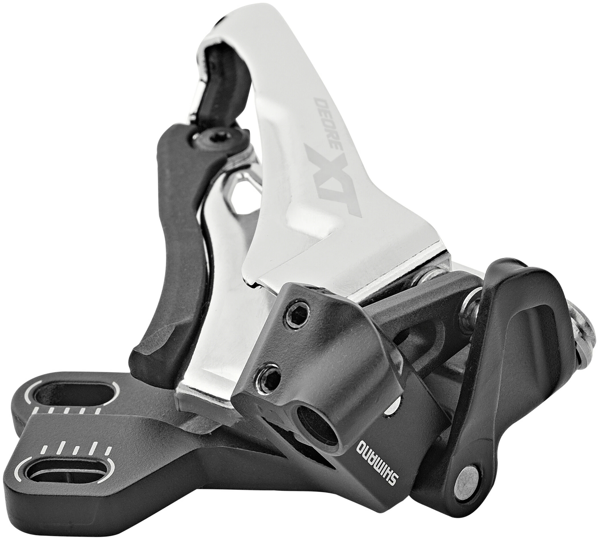 Shimano Deore XT FD-M8100 Forskifter 2x12 Side Swing Low Direct Mount Front-Pull, Sort/sølv - Billede 3