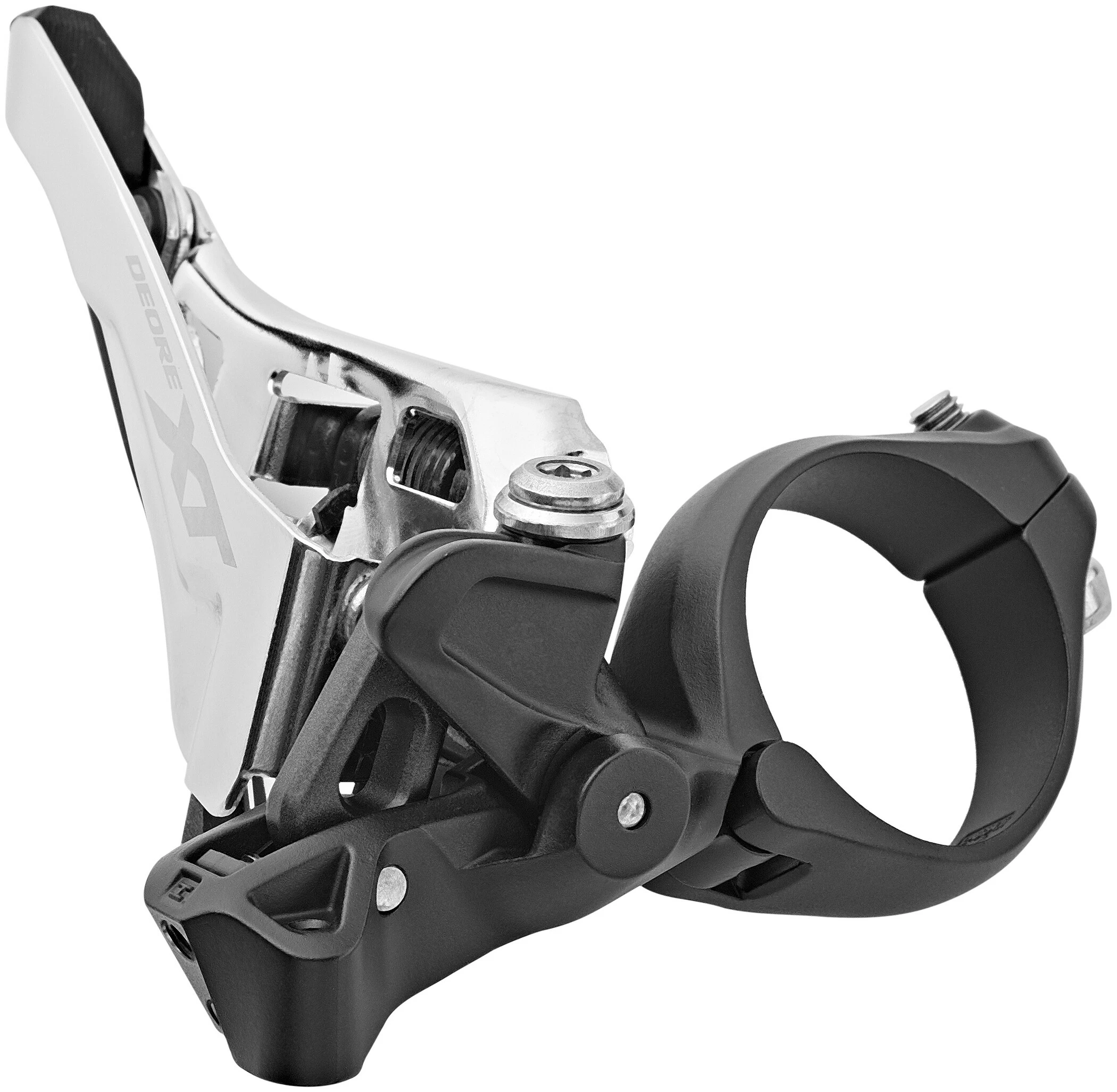 Shimano Deore XT FD-M8100 Forskifter 2x12 Side Swing Mid Clamp Front-Pull, Sort/sølv - Billede 3