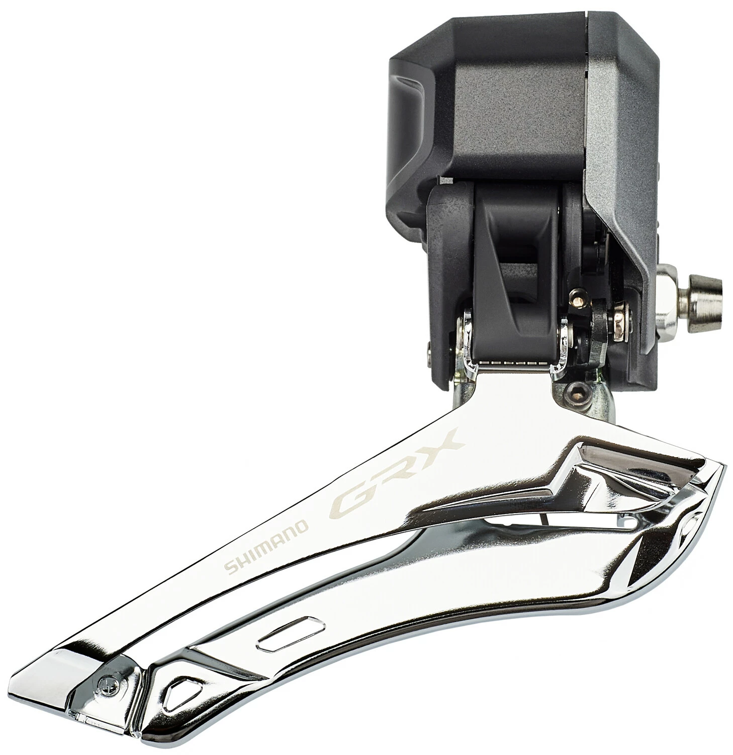 Shimano GRX Di2 FD-RX815 Forskifter 2x11 Braze-On, Sort/sølv