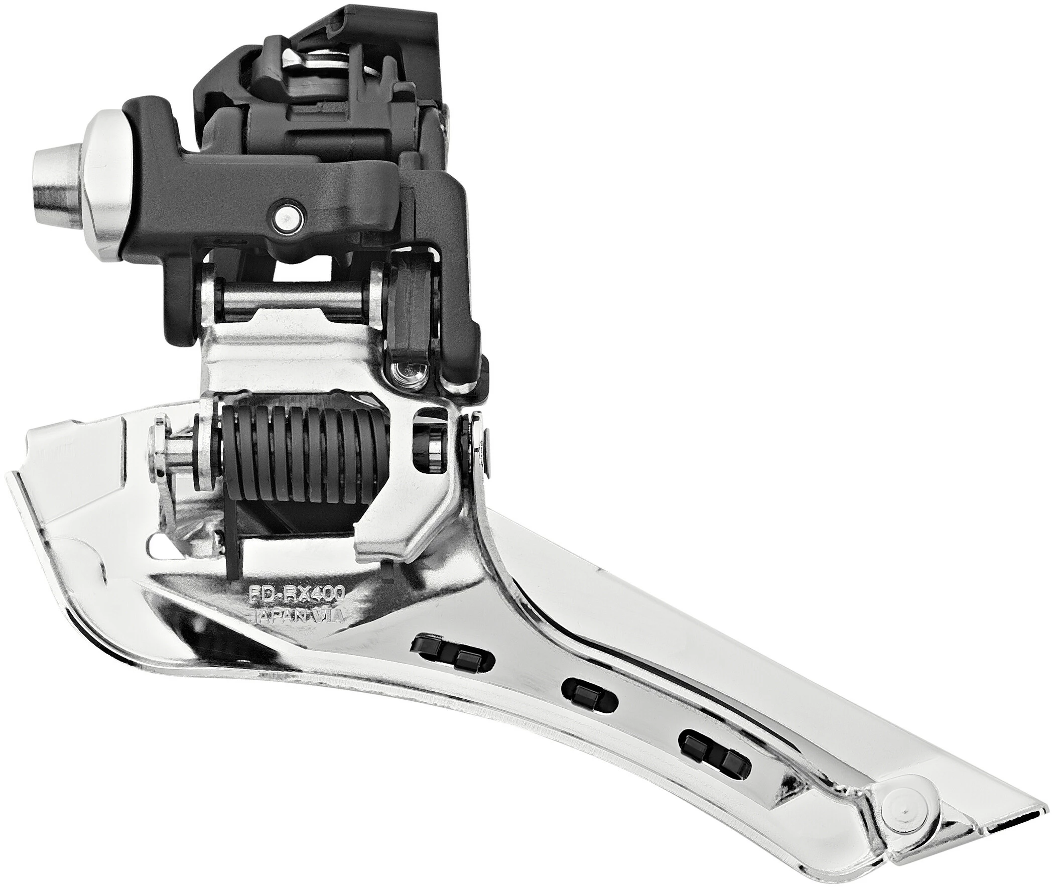 Shimano GRX FD-RX400 Forskifter 2x10 Braze-On, Sort/sølv - Billede 2