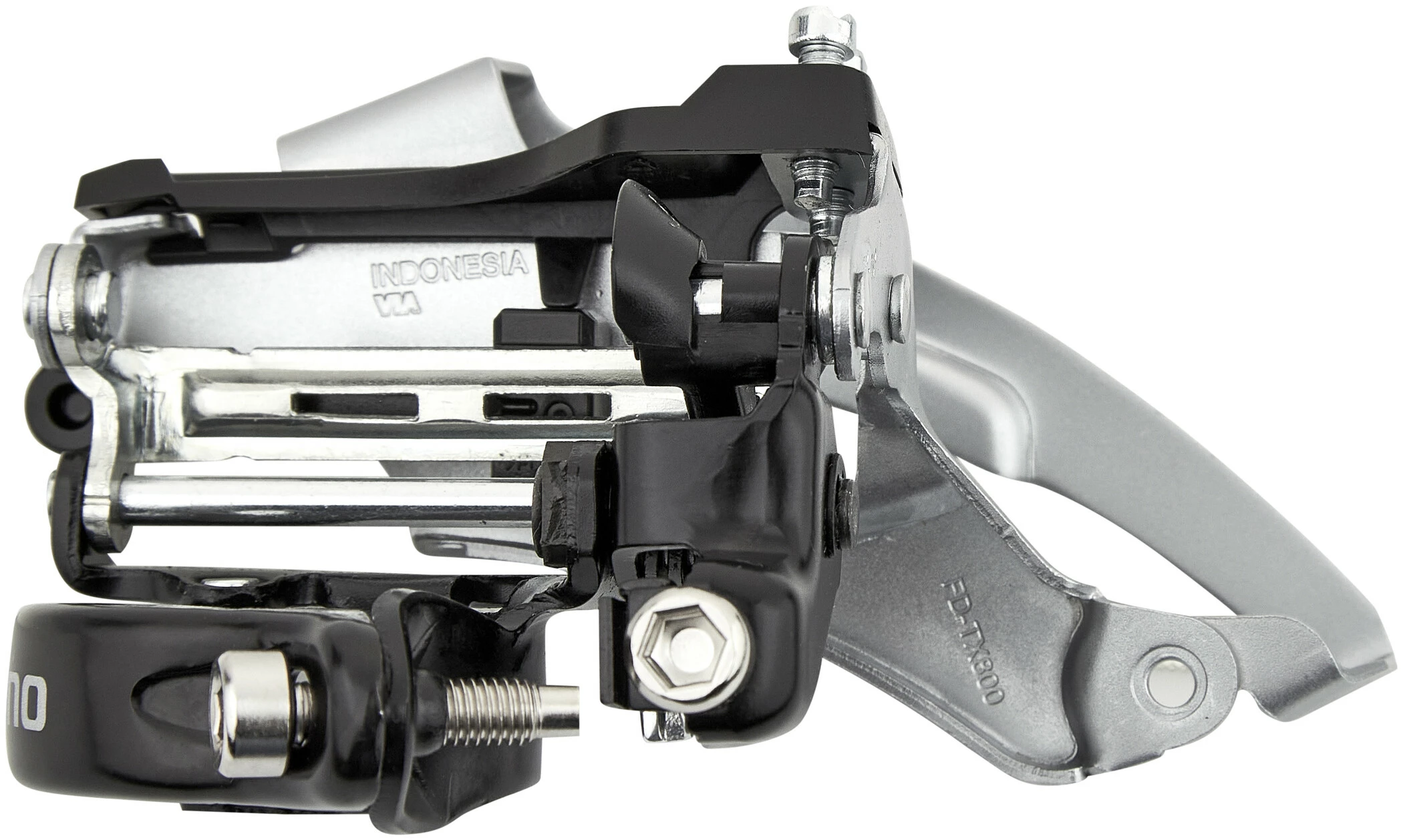 Shimano Tourney FD-TX800-TS3 Forskifter 7/8-speed Top Swing, Sølv - Billede 2