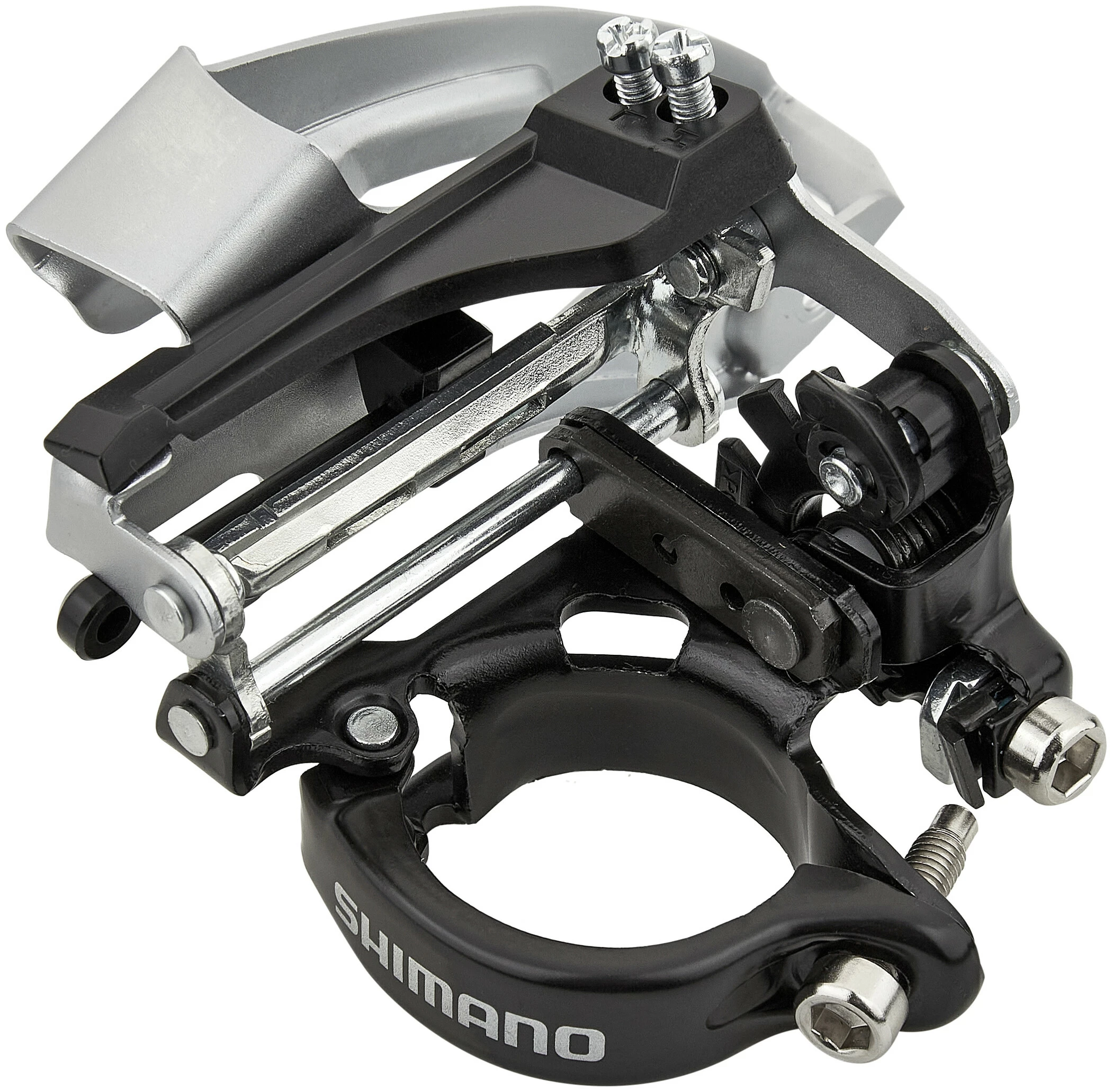 Shimano Tourney FD-TX800-TS3 Forskifter 7/8-speed Top Swing, Sølv - Billede 3