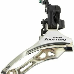 Shimano Tourney FD-TY300 Forskifter Høj Klemme 3x6-/7-speed Down Pull, Sort/sølv