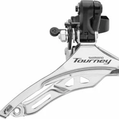 Shimano Tourney FD-TY300 Forskifter Spænd Høj 3x6-/7-speed Top Pull, Sort/sølv