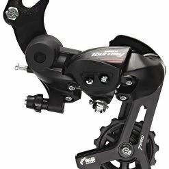 Shimano Tourney RD-A070 Bagskifter Aksemontering 7-speed, Sort