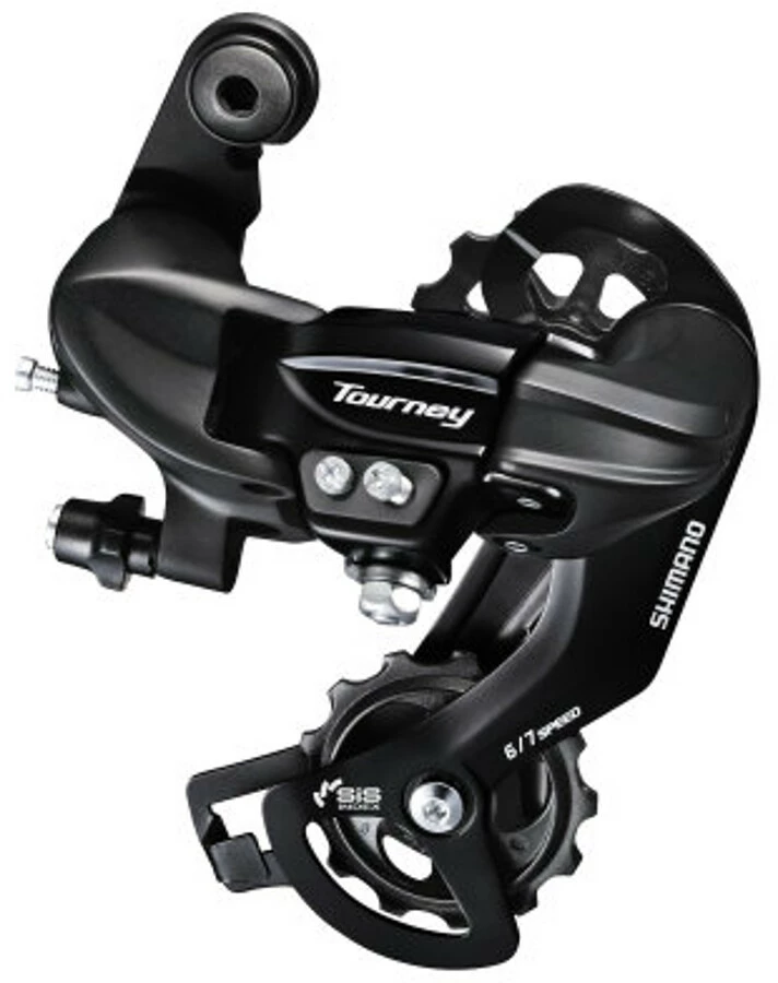 Shimano Tourney RD-TY300 Bagskifter 6/7-gears, Sort