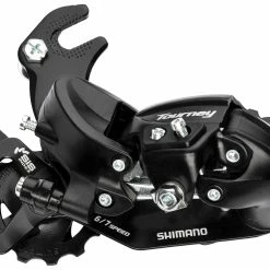 Shimano Tourney RD-TY300 Bagskifter Med Adapter, Sort
