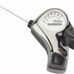 Shimano Tourney SL-FT55 Gearskifter 7-trins, Sølv/sort