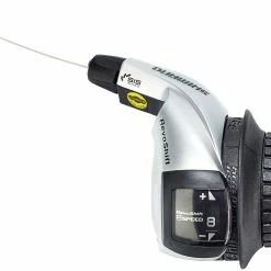 Shimano Tourney SL-RS45 Drejegreb Højre 8-speed Klemme Inklusive Kabel, Sort/sølv