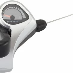 Shimano Tourney SL-TX50 Tommelfingerskifter 3-speed Venstre Friction, Sølv/sort