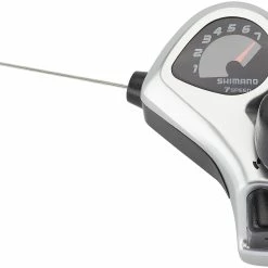 Shimano Tourney SL-TX50 Tommelfingerskifter 7-speed Højre, Sølv/sort