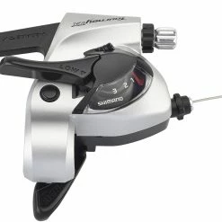 Shimano Tourney TX ST-TX800 Gearhåndtag Til V-Brake Venstre 3-speed, Sølv