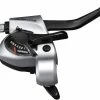 Shimano Tourney TX ST-TX800 Gearhåndtag Sæt Til V-Brake Højre 8-speed, Sølv/sort