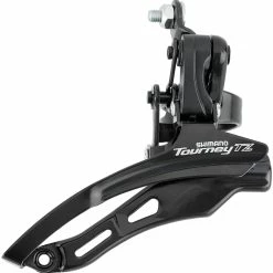 Shimano Tourney TZ FD-TZ500 Forskifter 3x6/7-speed Down Swing Klemme Høj, Sort