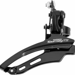 Shimano Tourney TZ FD-TZ510 Forskifter 3x6/7-speed Down Swing Klemme Høj, Sort