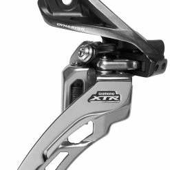 Shimano XTR FD-M9000 Forskifter Side-Swing, 3x11-speed, Sort/sølv