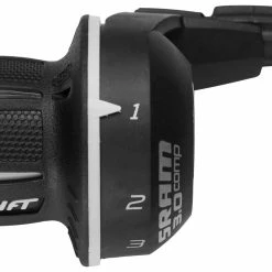 SRAM 3.0 Comp Drejegreb 3-gears For/venstre, Sort