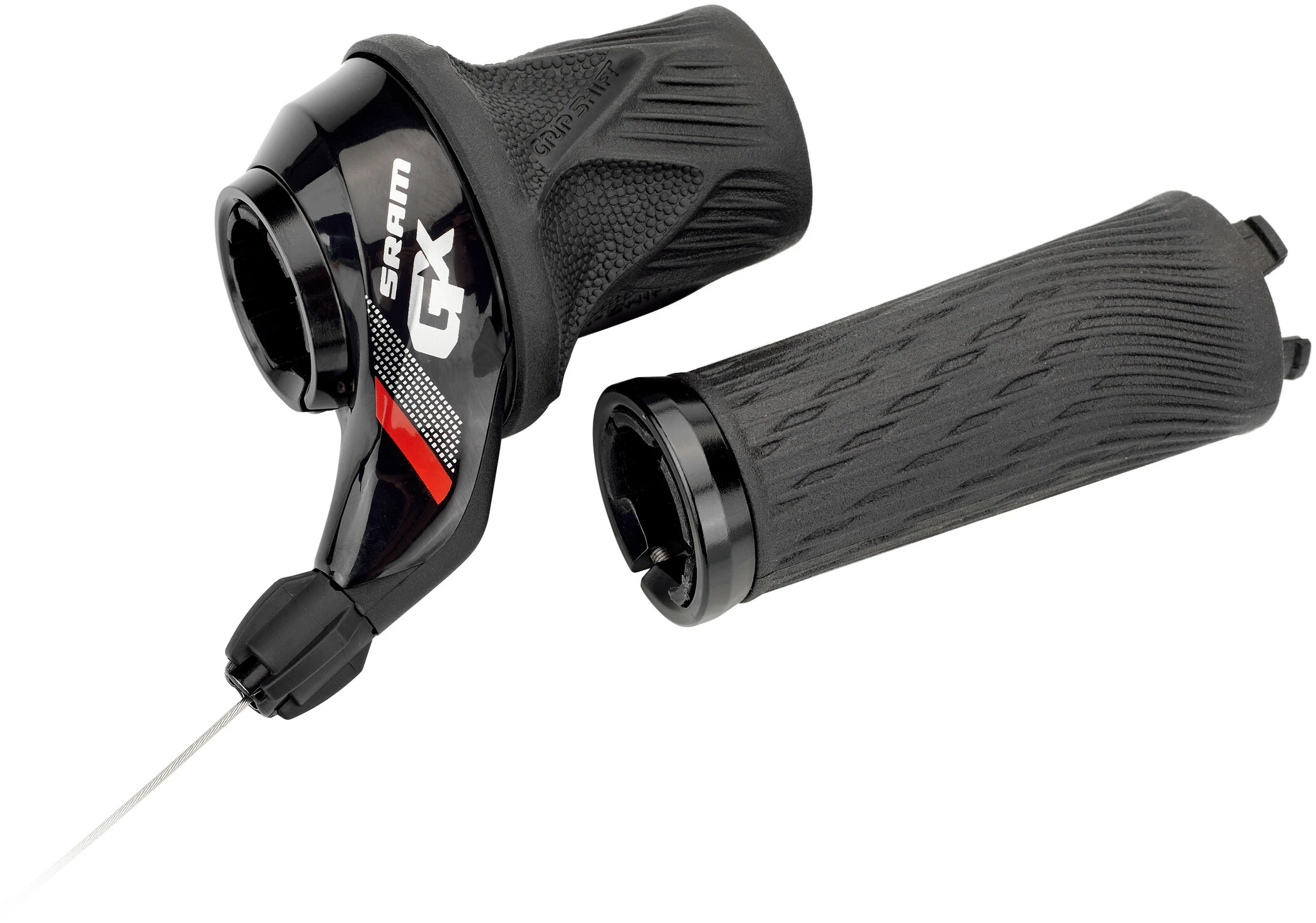 SRAM GX Gearhåndtag 2-gear Inkl. Lock-On Greb, Sort/rød - Billede 3