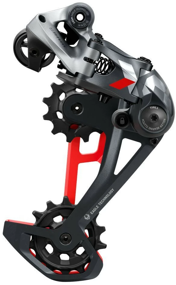 SRAM X01 Eagle Bagskifter 12-trins, Grå